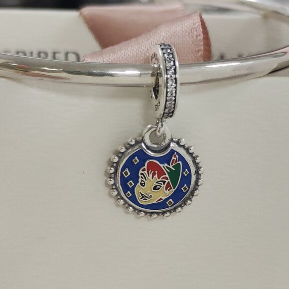 Pandora Disney Parks Peter Pan 70th Anniversary Exclusive Dangle Charm with box - Picture 6 of 8